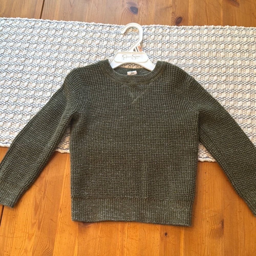 GAP 3T Green Knit Sweater